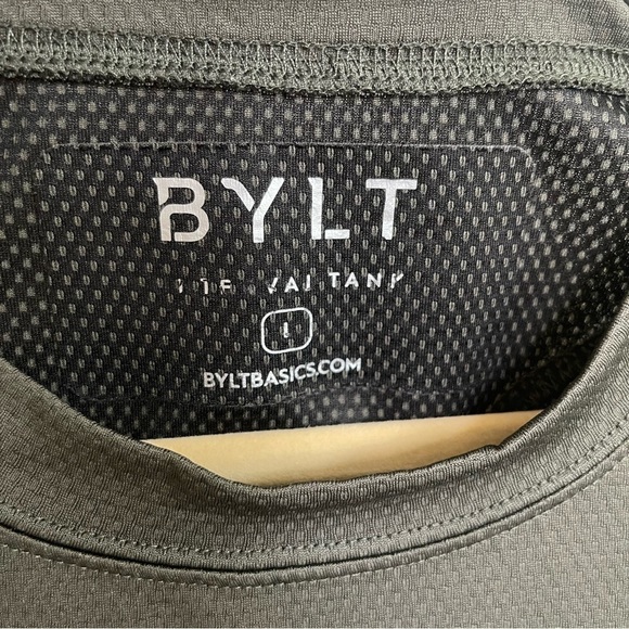 BYLT Basics Sleeveless Tank Top Men’s Size L Running Performance Olive Green - Picture 5 of 12